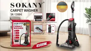 Sokany Sk-13084 Carpet Washer 4500w Twin Tank Red Black