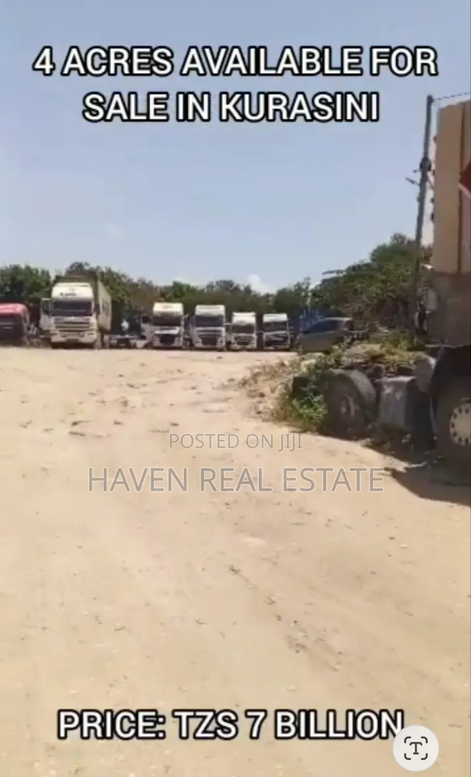 4 Acres Plot for Sale at Kurasini
