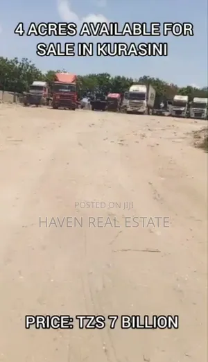 4 Acres Plot for Sale at Kurasini