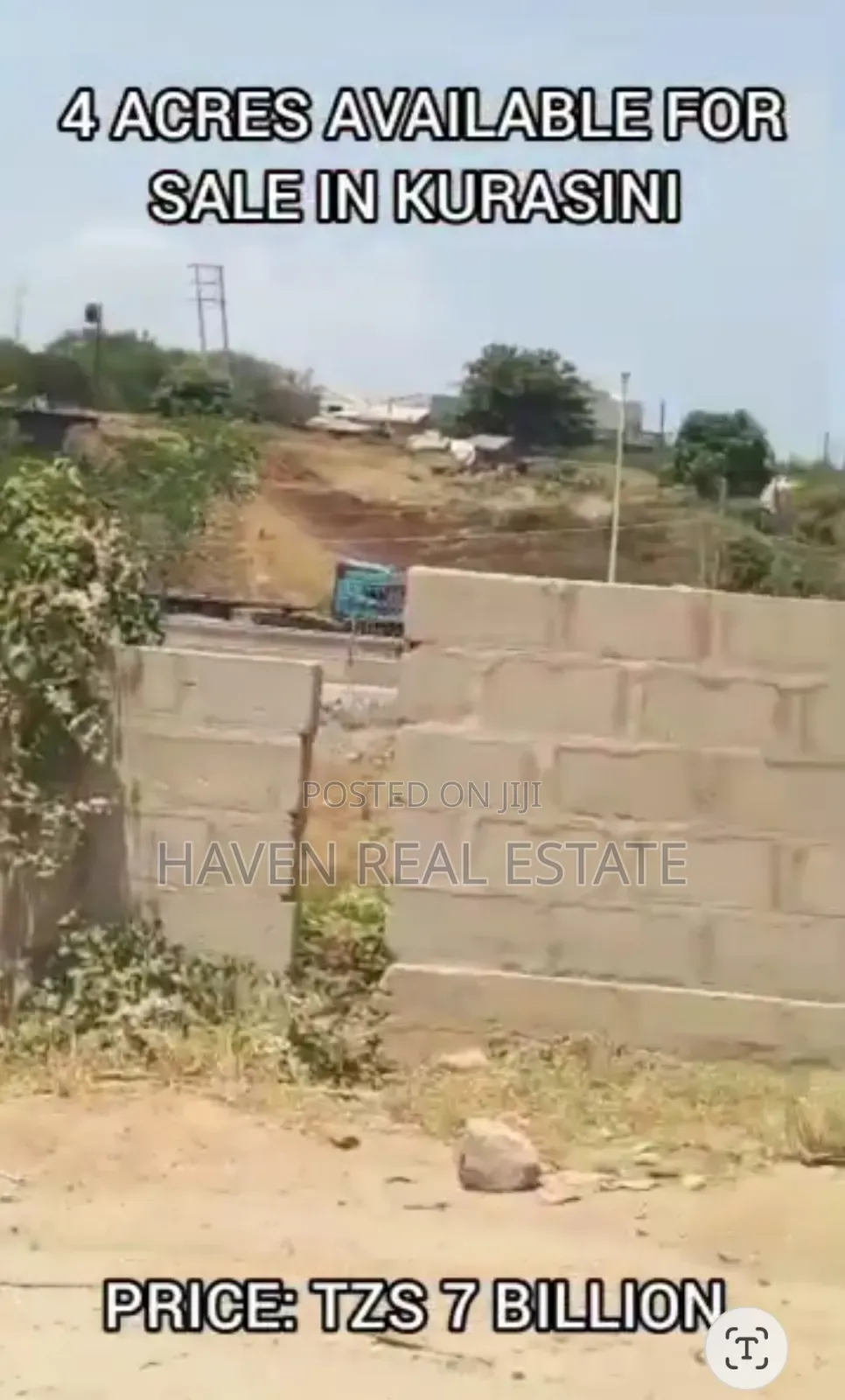 4 Acres Plot for Sale at Kurasini