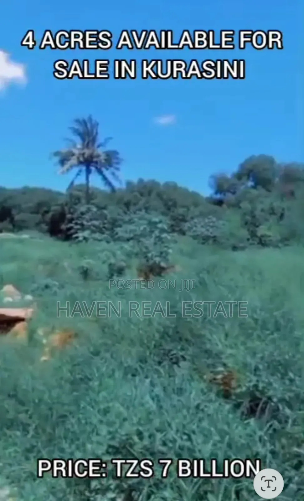 4 Acres Plot for Sale at Kurasini