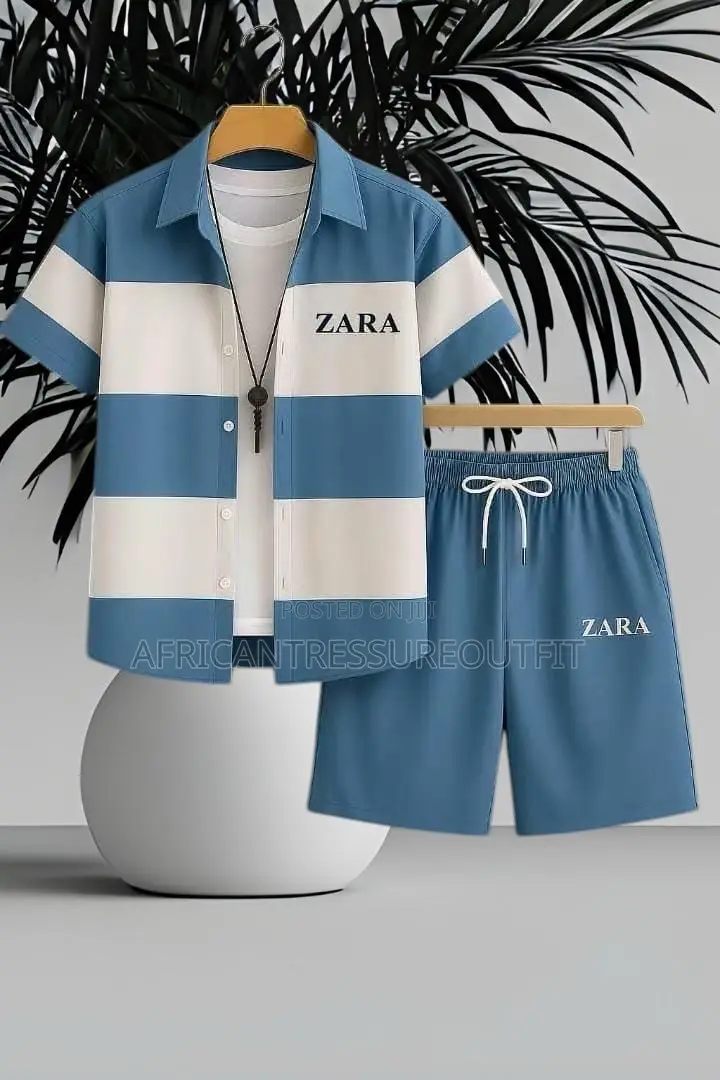Casual Set Pieces Shirt and Short Collection Available