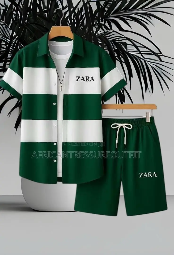 Casual Set Pieces Shirt and Short Collection Available
