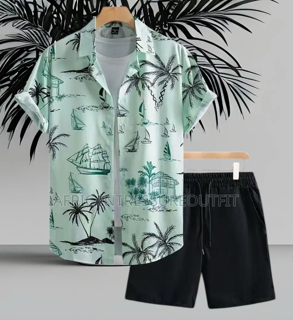 Casual Set Pieces Shirt and Short Collection Available