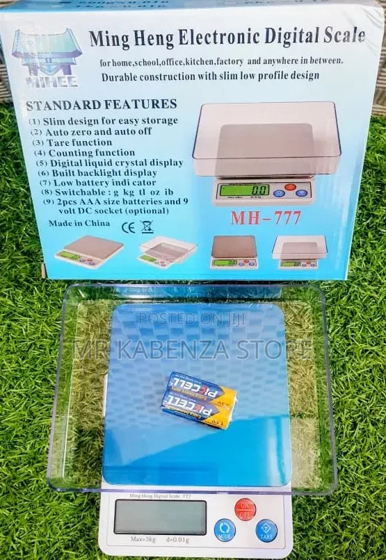 Ming Heng Erectronic Digital Scale/3g