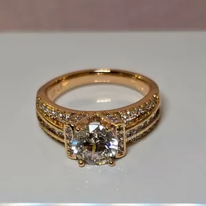 Lady Engagement Gold Ring