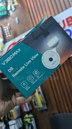 V380 Max D8 Remote Live View Wifi Security Camera