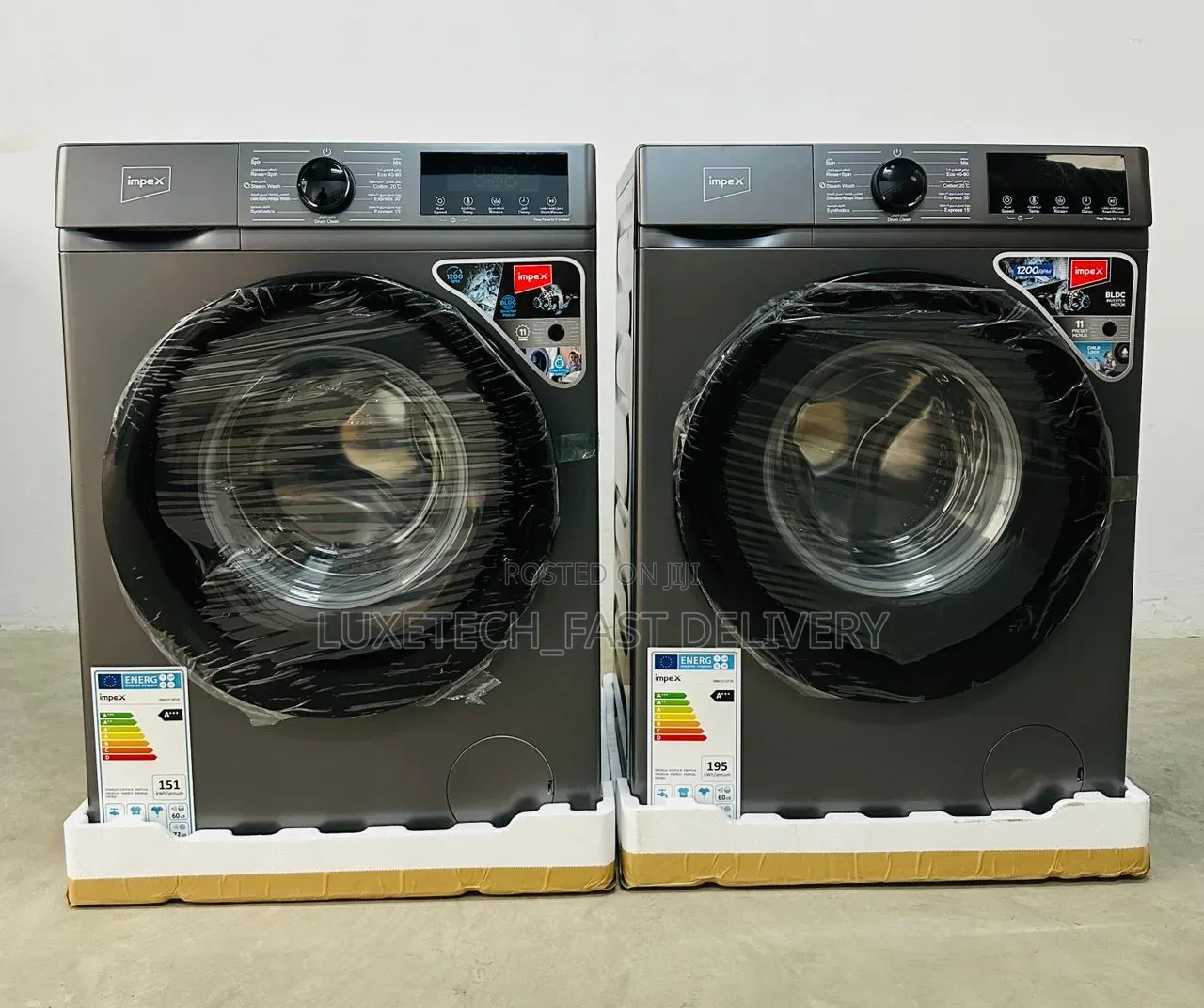 Impex 6kg Full Automatic Washing Machine Front Loading