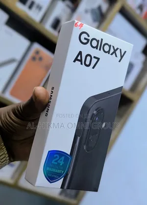 New Samsung Galaxy A07 4G 64 GB Black