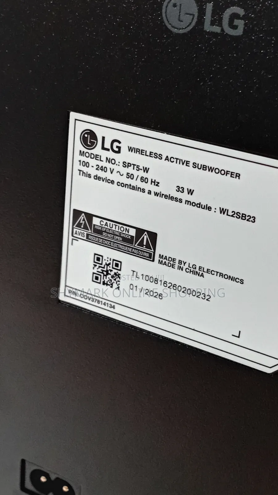 Lg Soundbar 5.1 Channel Model S65t