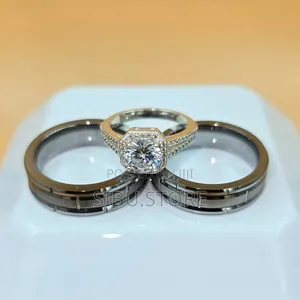 A Set of Pure Silver Rings