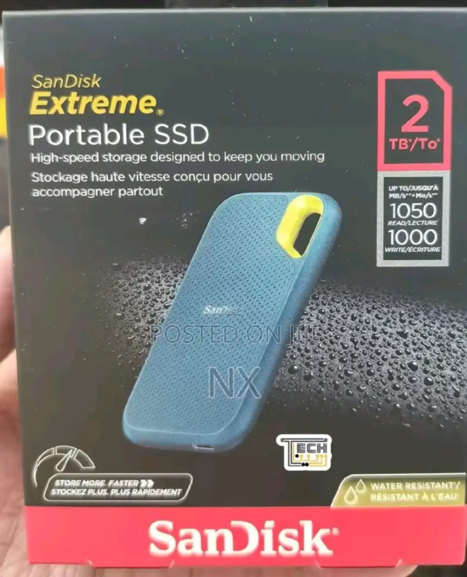 2tb Sandisk E61 External SSD 1050mbps
