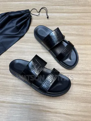 Men's Leather Open Shoes or Sandals or Open Footwears Hermes Branded