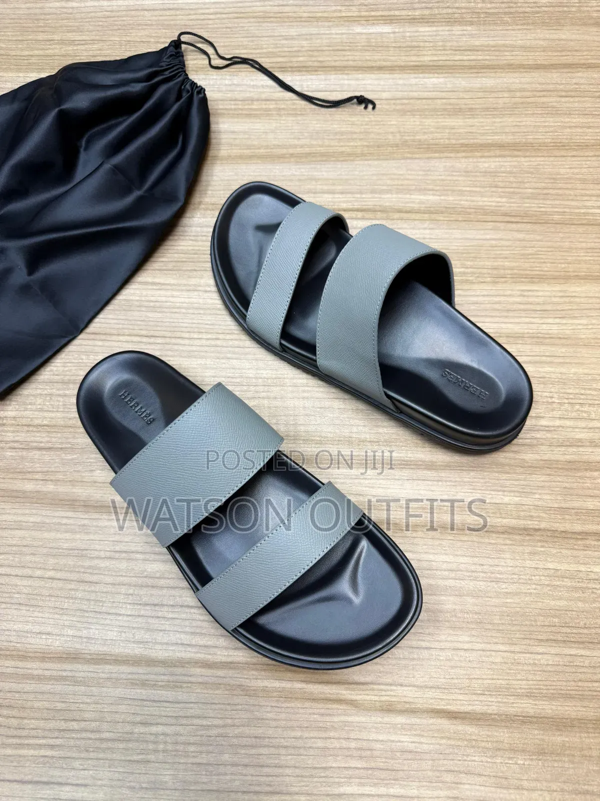 Men's Leather Open Shoes or Sandals or Open Footwears Hermes Branded