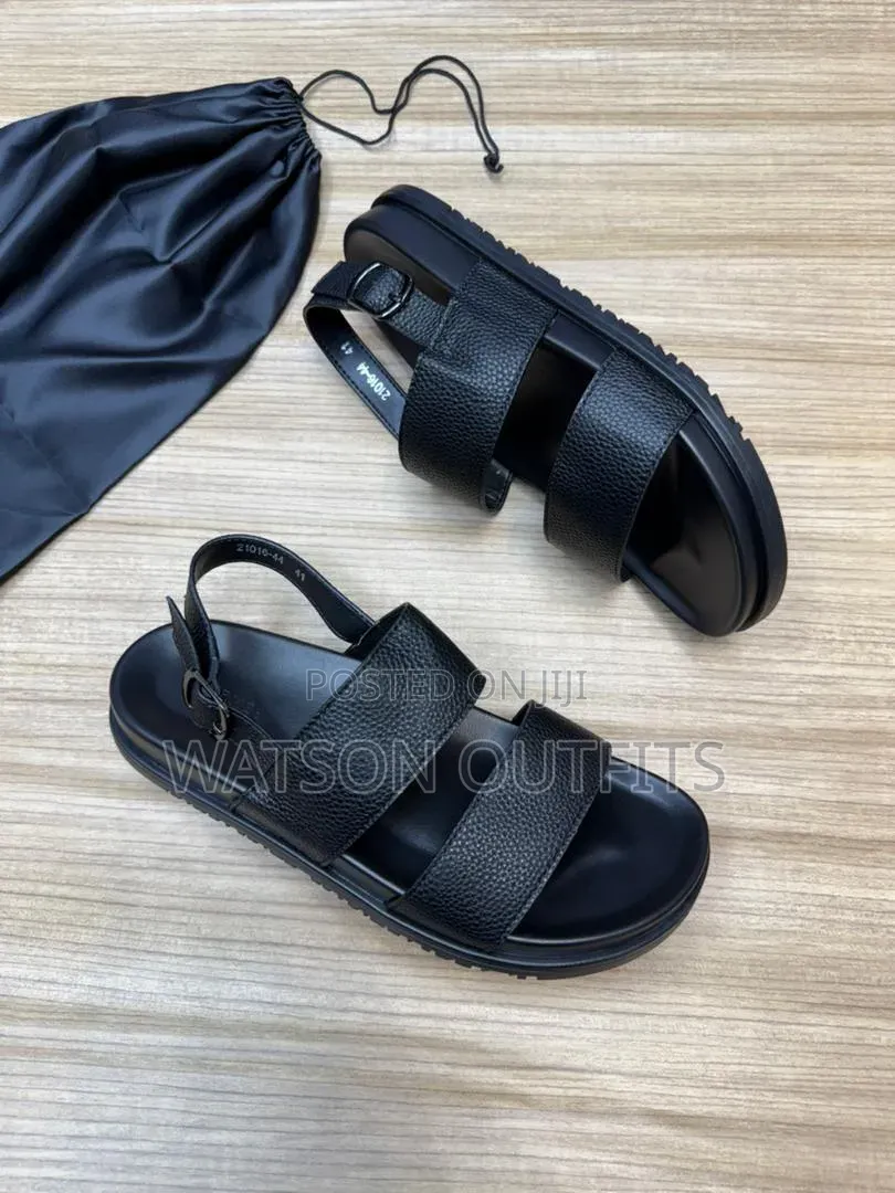 Men's Leather Open Shoes or Sandals or Open Footwears Hermes Branded
