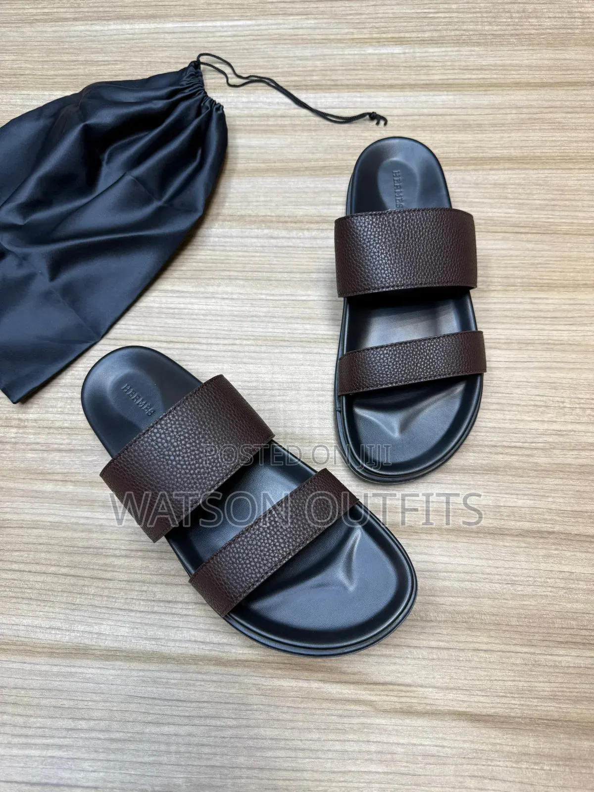 Men's Leather Open Shoes or Sandals or Open Footwears Hermes Branded