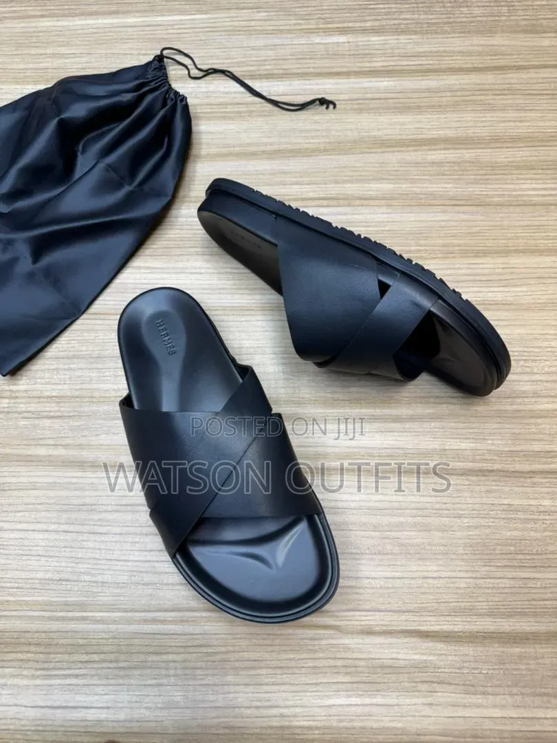 Men's Leather Open Shoes or Sandals or Open Footwears Hermes Branded