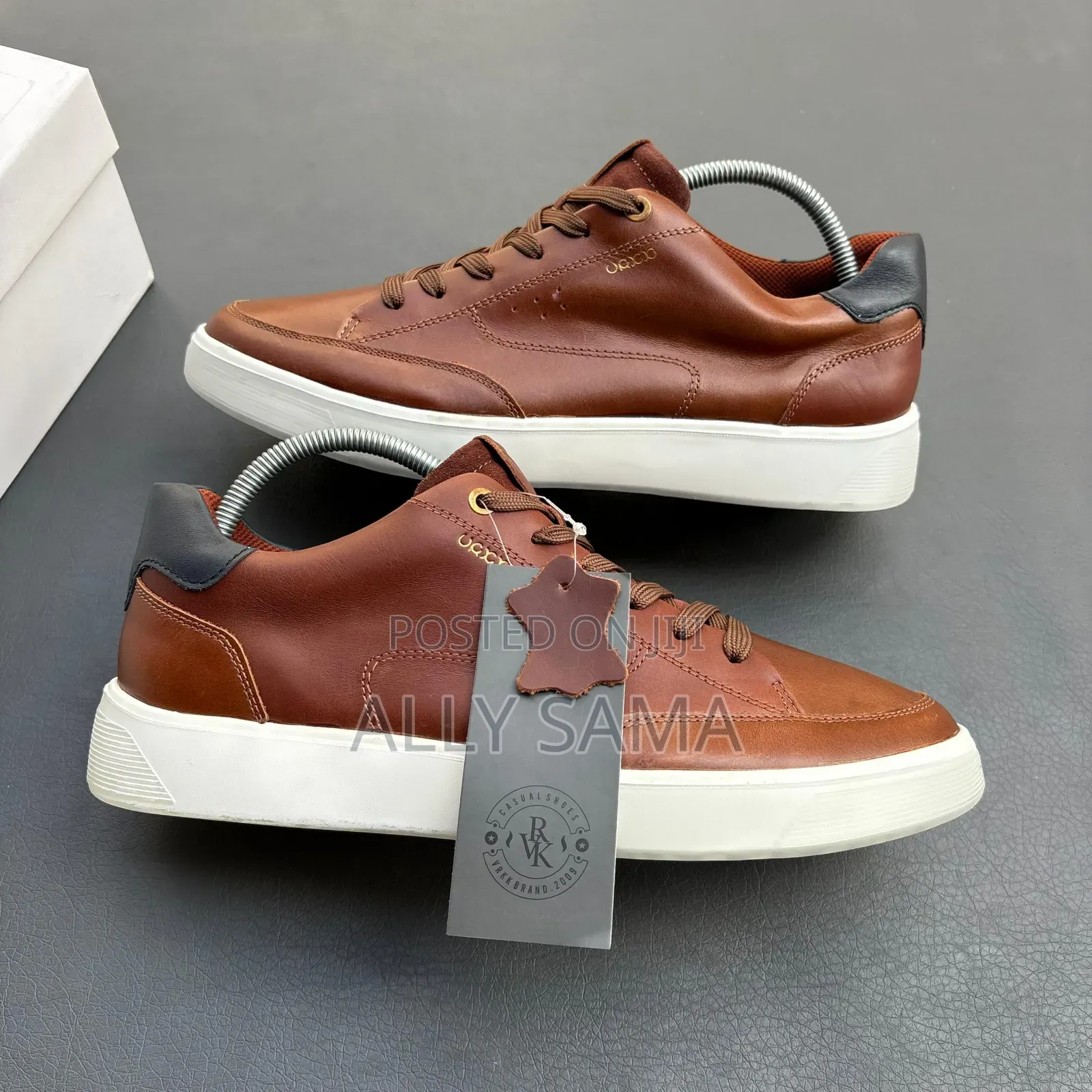 Men's Sneakers Ecco Material Leather