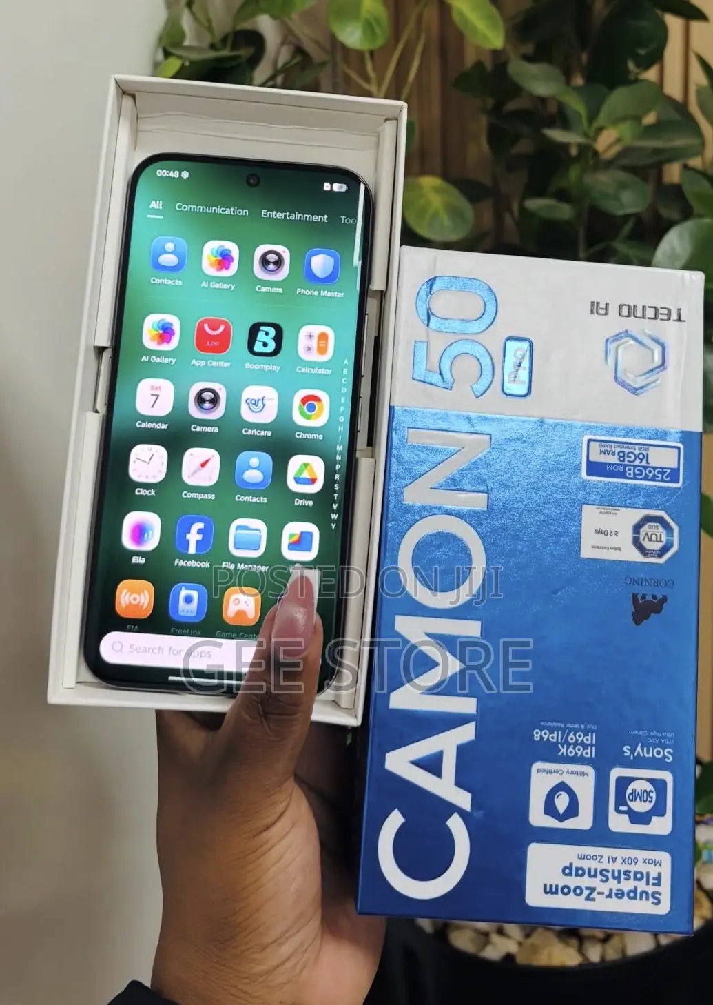New Tecno Camon 50 256 GB Gray