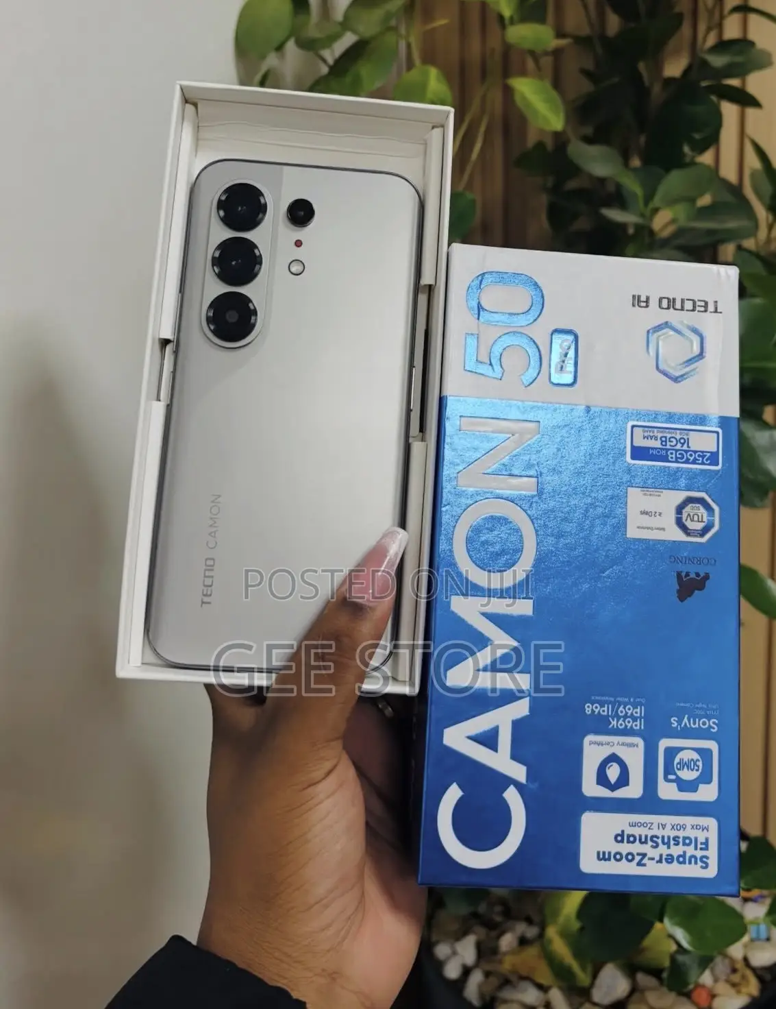 New Tecno Camon 50 256 GB Gray
