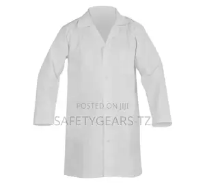 White Polyester Dust Coat