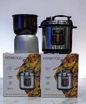 Kenwood Pressure Cooker 6 Liters Sufuria Mbili [2 Pots]