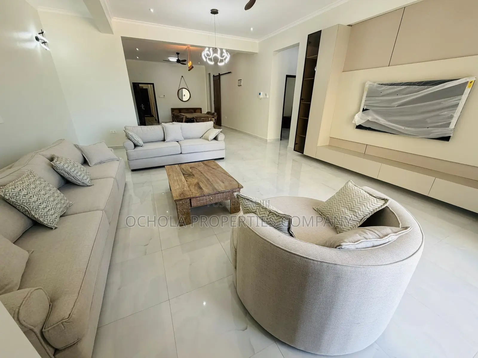 Furnished 3bdrm Apartment in Masaki for rent