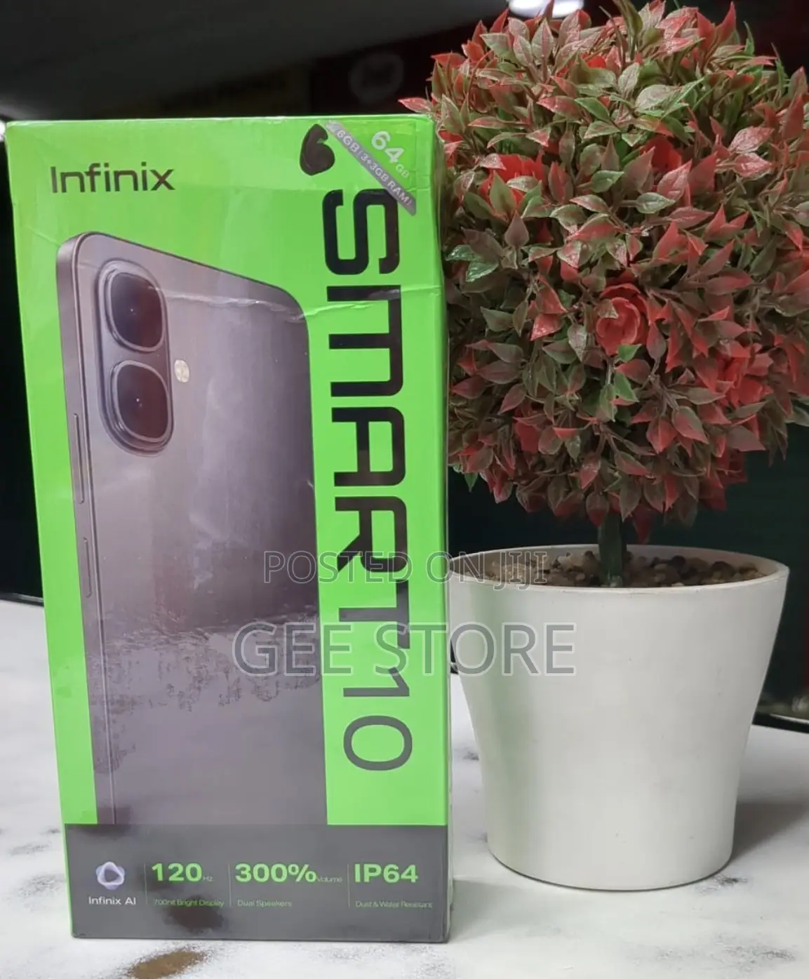 New Infinix Smart 10 64 GB Black