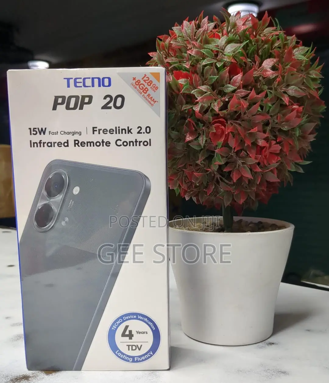 New Tecno Pop 20 128 GB Black