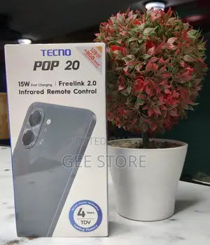 New Tecno Pop 20 128 GB Black