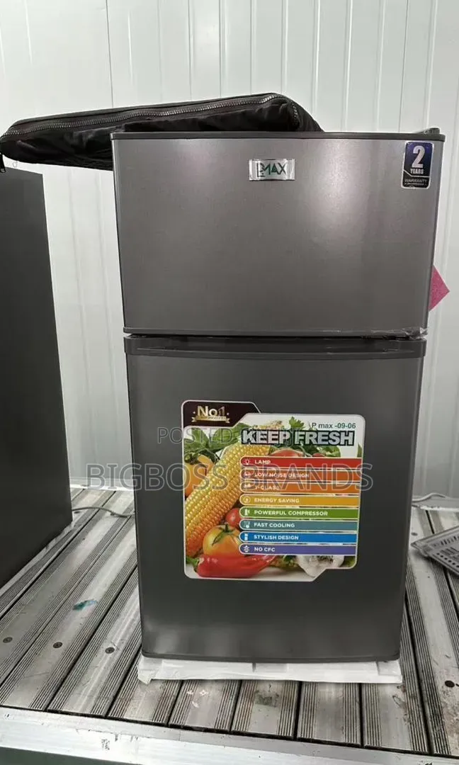 Pmax Double Door Fridge 96 Liters