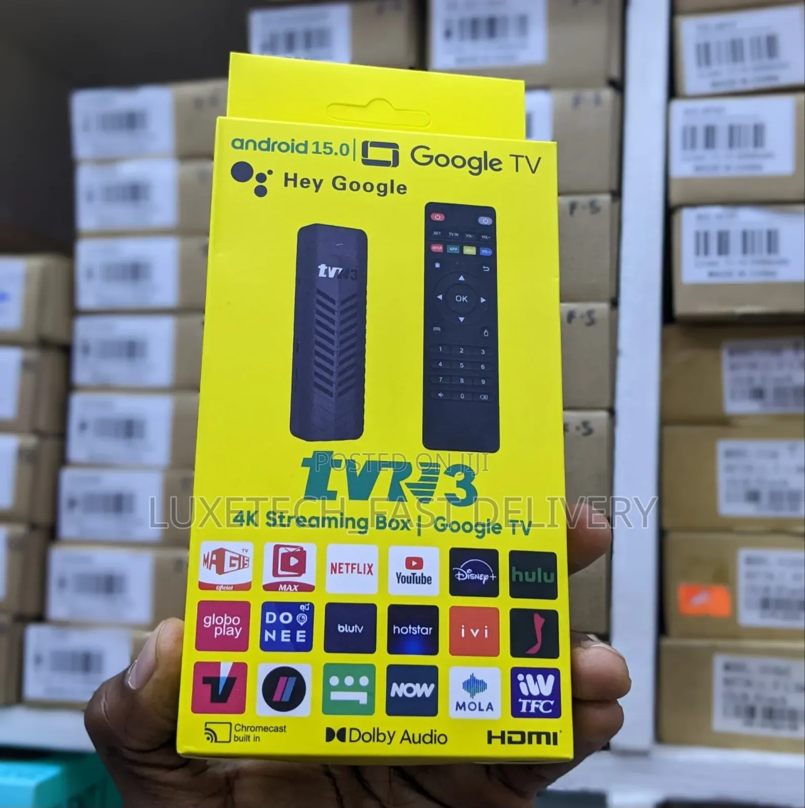 Tvr3 Android Tv Stick Designed to Stream Media on Televisions