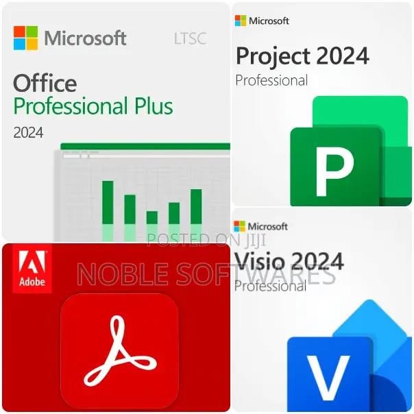 Microsoft Office 2024 Complete Package + Adobe Acrobat Pro 2026