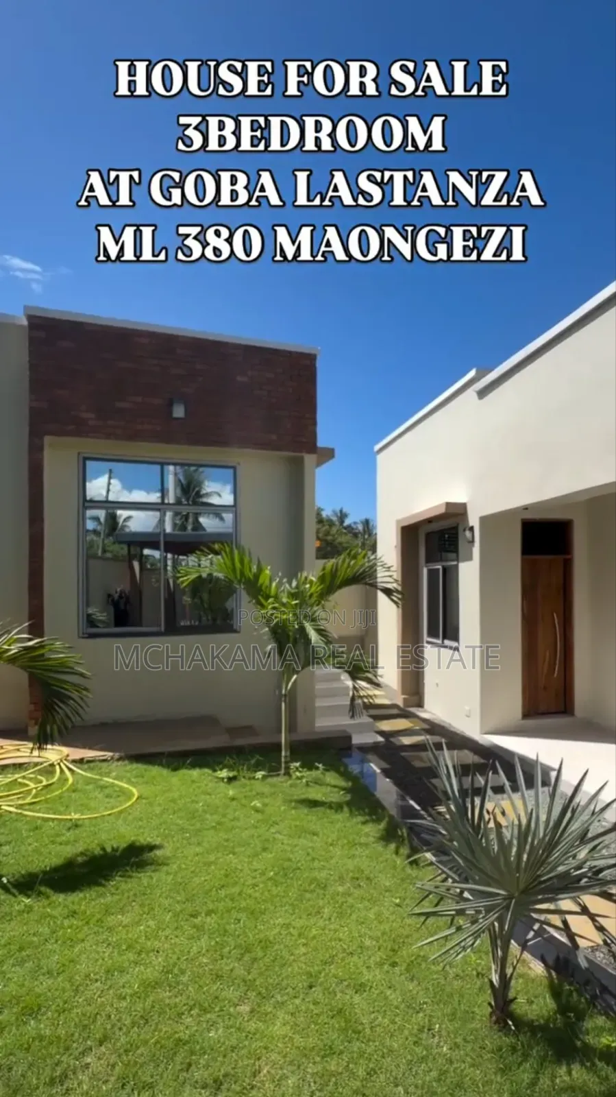 3bdrm House in Mchakama Real Estate, Goba for sale