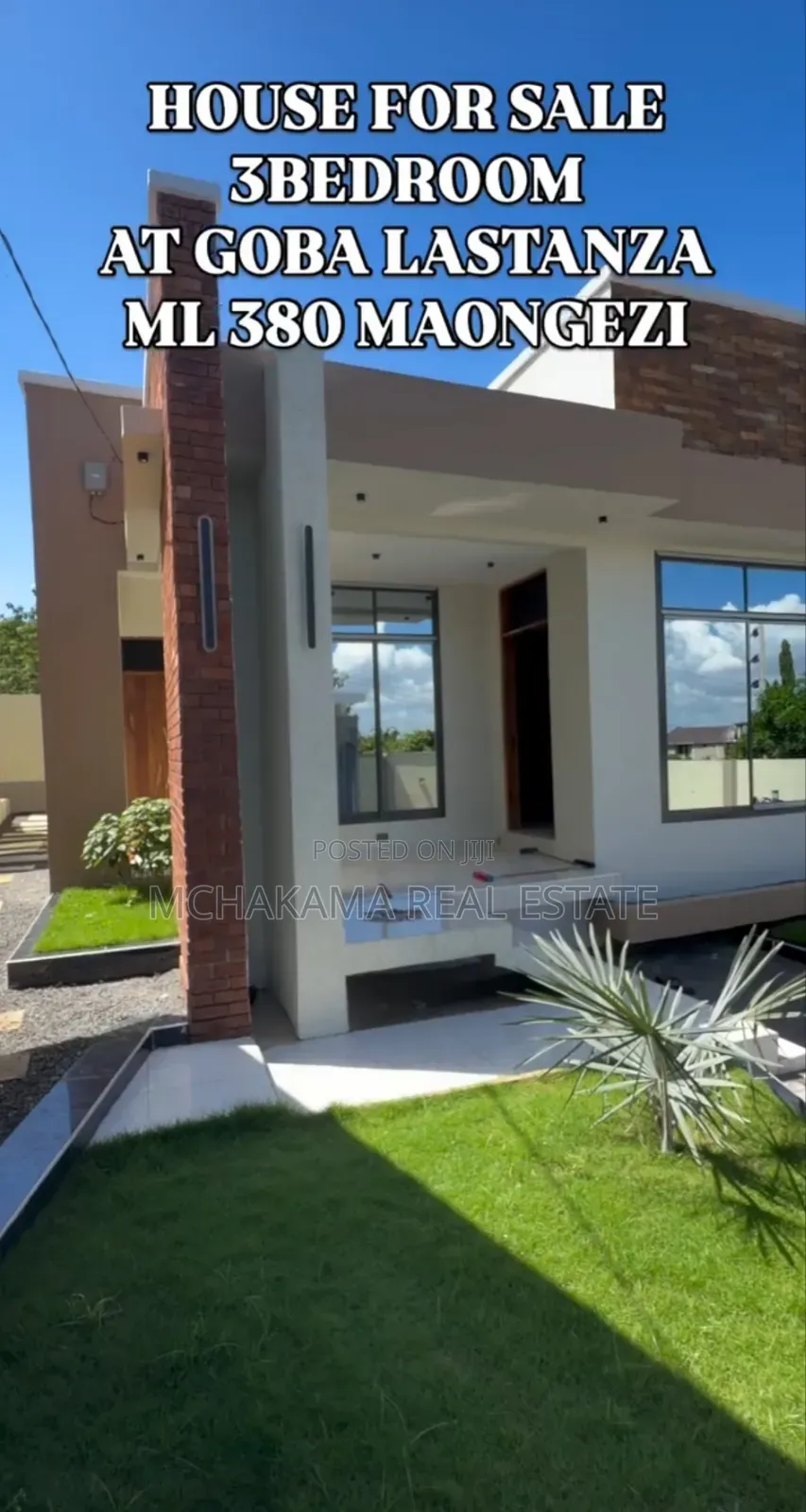 3bdrm House in Mchakama Real Estate, Goba for sale