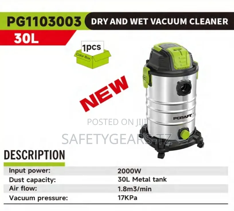 Wet And Dry Vacuum Cleaner 30 Liters