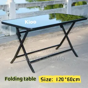 Premium Foldable Table 120×60cm – Strong Space Saving