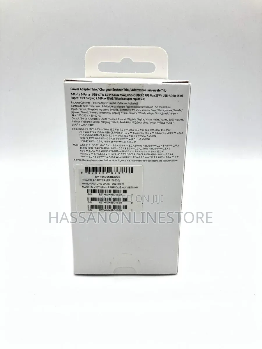 Samsung 65w Pd Power Adapter Trio