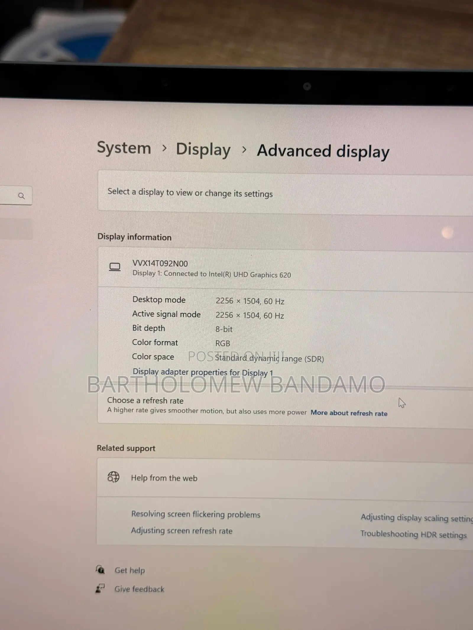 Laptop Microsoft Surface Laptop 2 8GB Intel Core i7 SSD 256GB