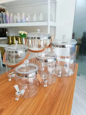 Drink Dispenser for Fridge and Liquid Drink Set of 5pcs 10-2lts