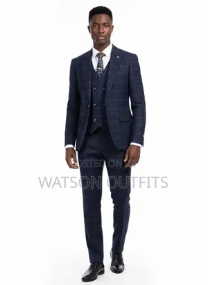 Men's Original and New Suits Black Smart Excellently Branded