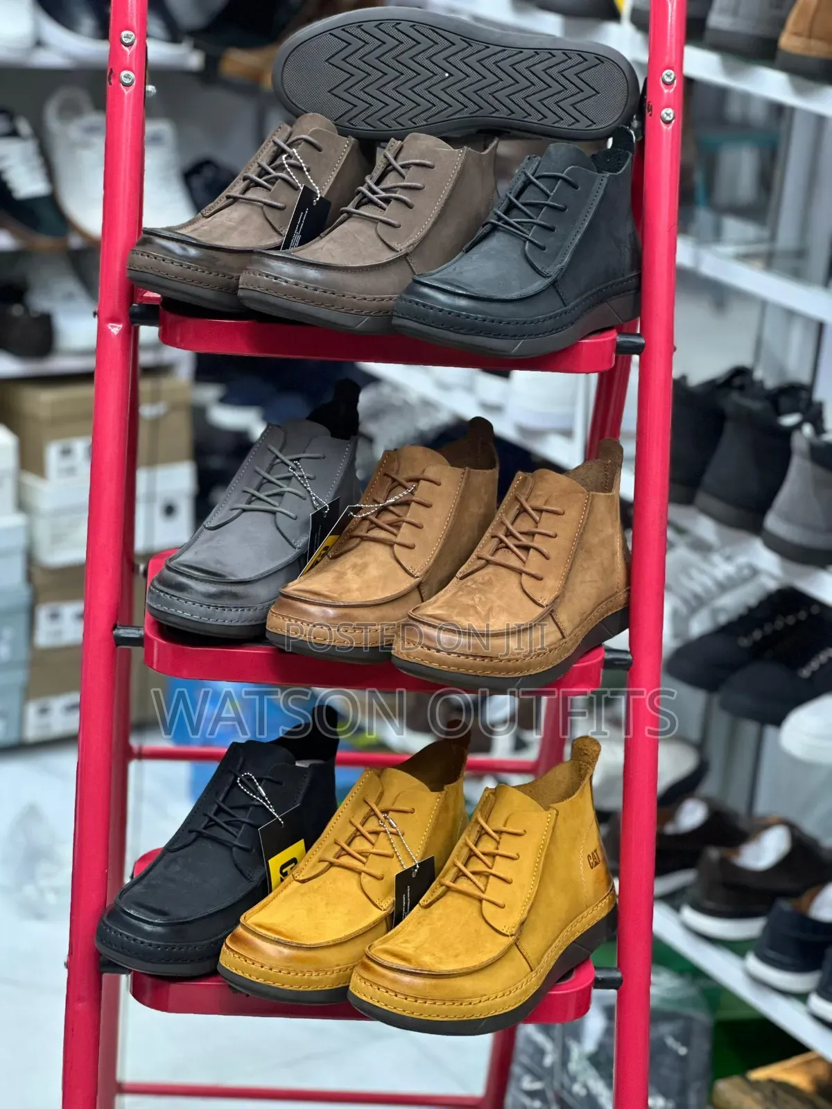 Men's Leather Shoes or Boots or Buti Za Caterpillar Original