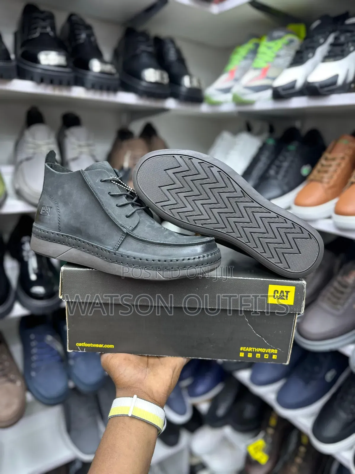 Men's Leather Shoes or Boots or Buti Za Caterpillar Original