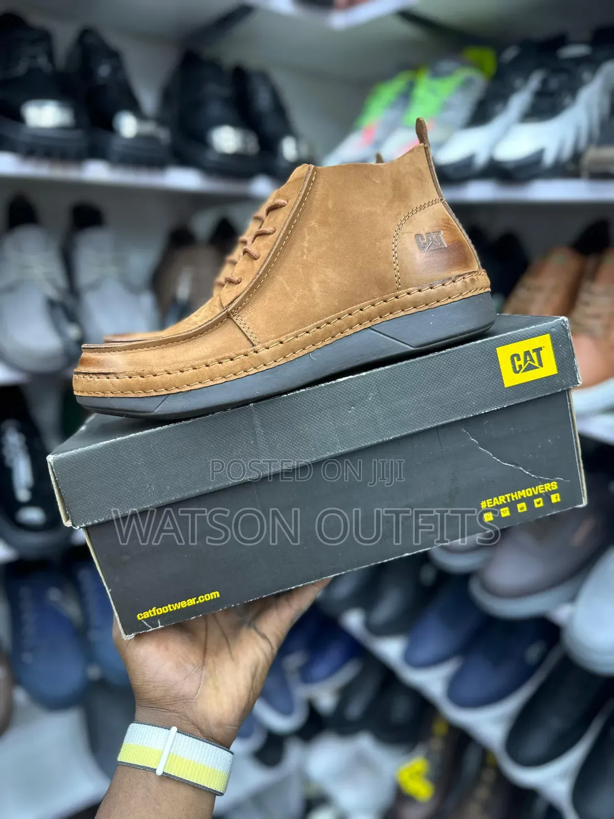 Men's Leather Shoes or Boots or Buti Za Caterpillar Original