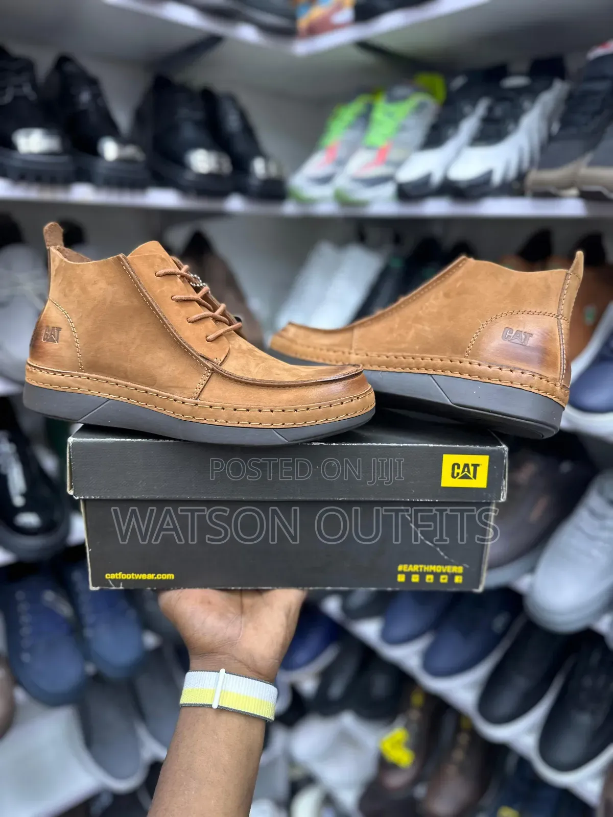 Men's Leather Shoes or Boots or Buti Za Caterpillar Original