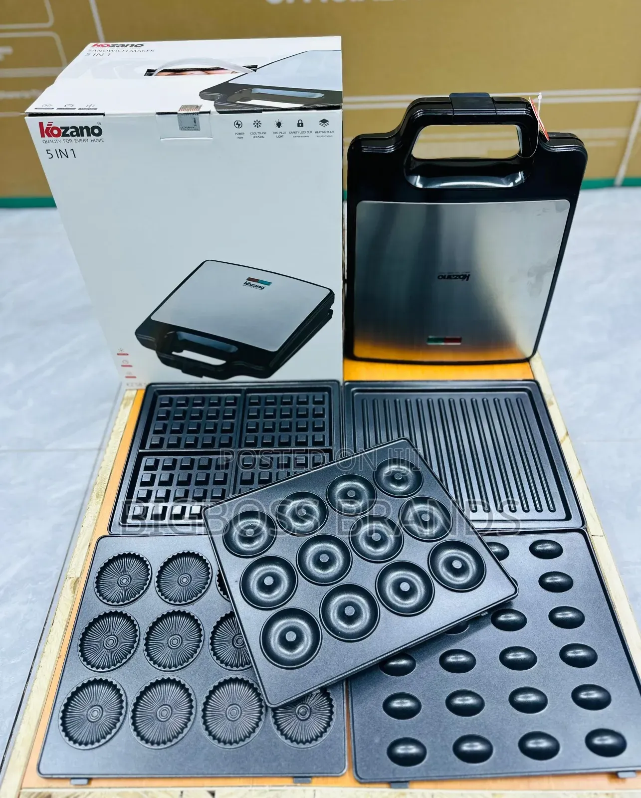 Kozano Sandwich  Maker 5 in 1 1400watts