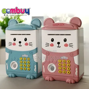 Kids Electronic Fingerprint Code Lock Money Bank