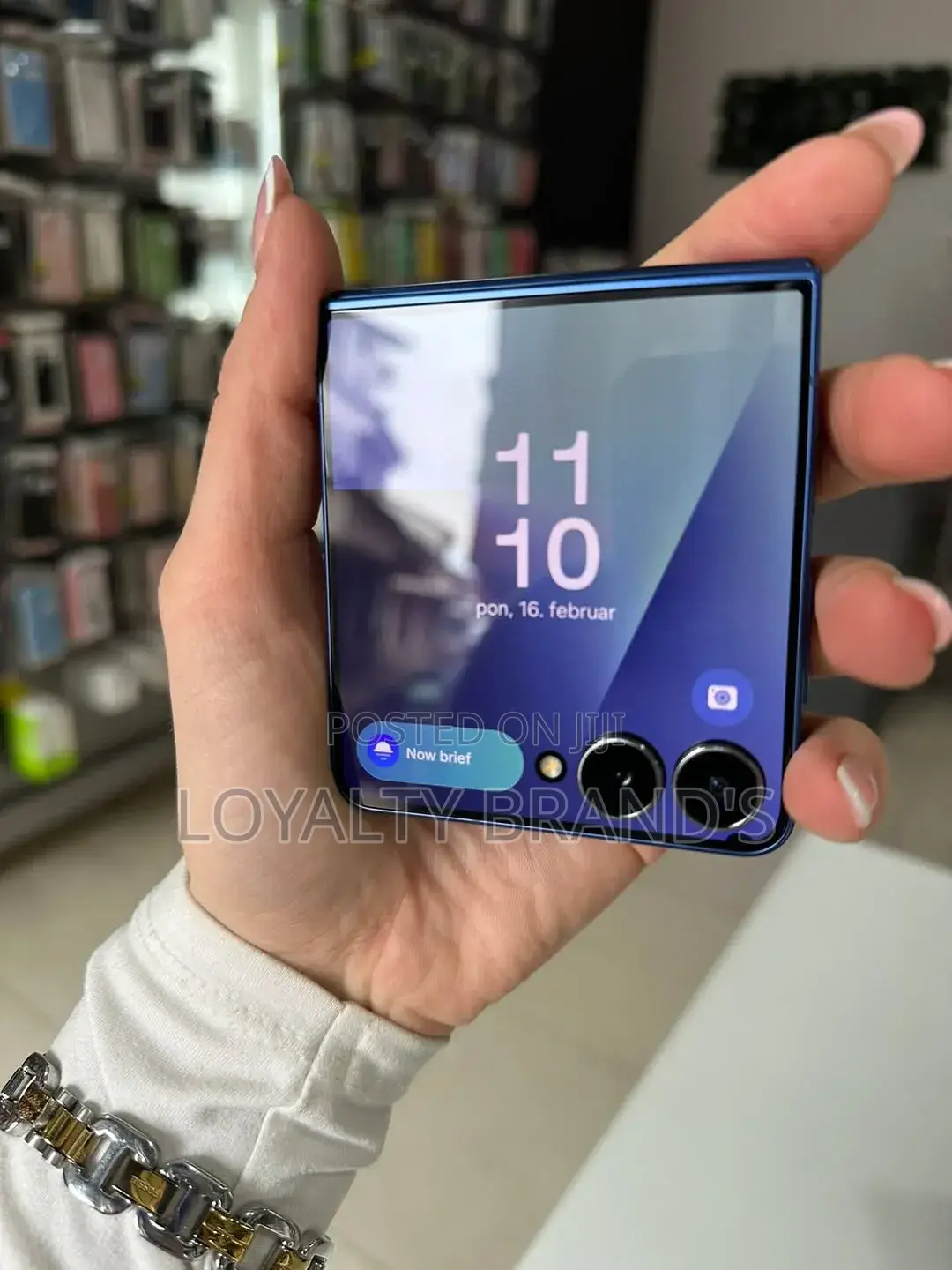 New Samsung Galaxy Z Flip7 FE 5G 128 GB Blue