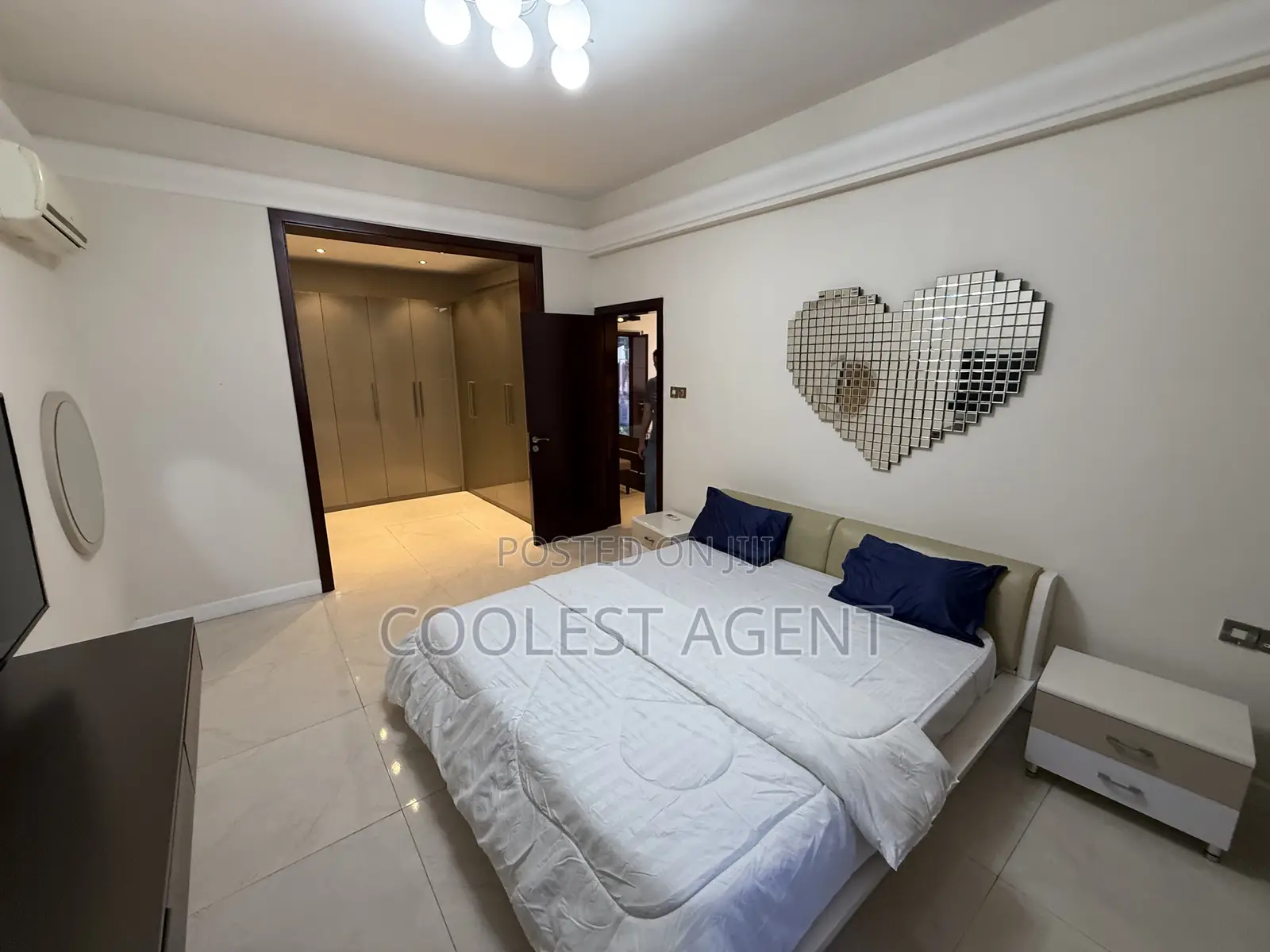 Furnished 1bdrm Apartment in Coolest Estate, Masaki for rent
