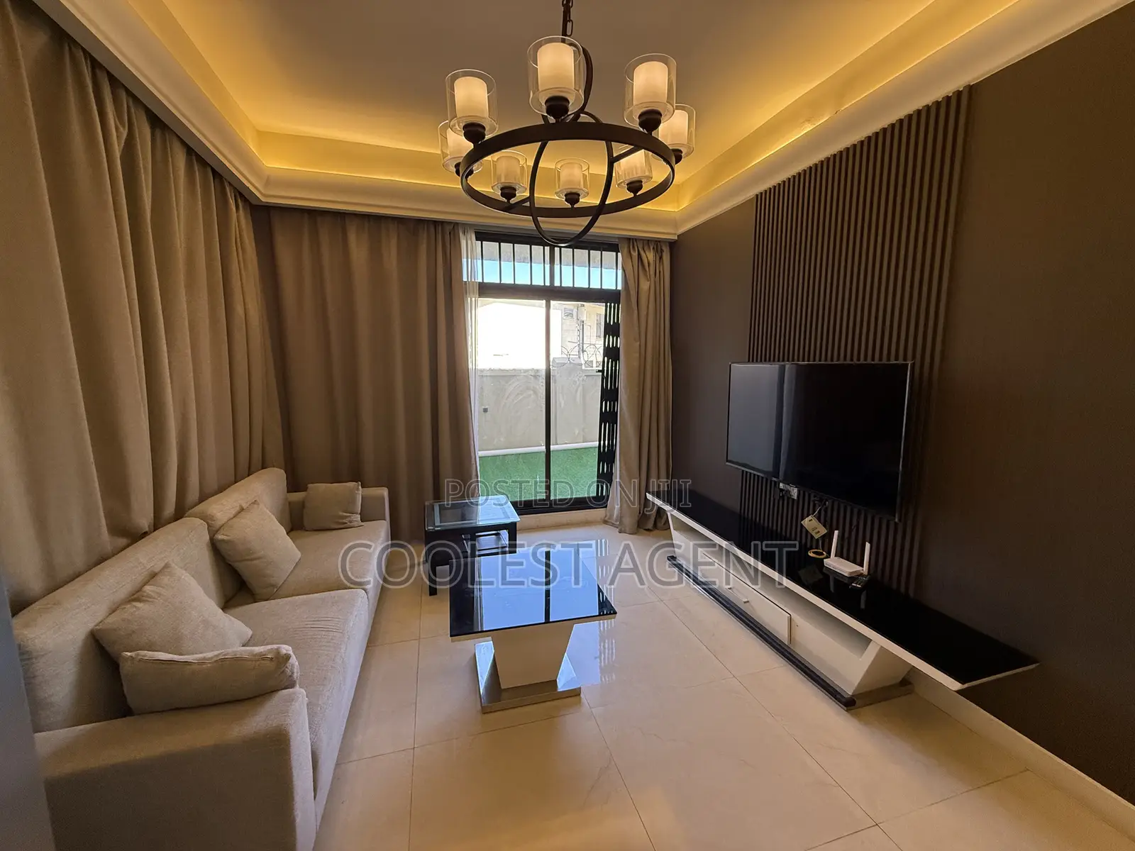 Furnished 1bdrm Apartment in Coolest Estate, Masaki for rent